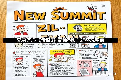 兄弟齐心《传奇3》新服“铁血2”盛况空前